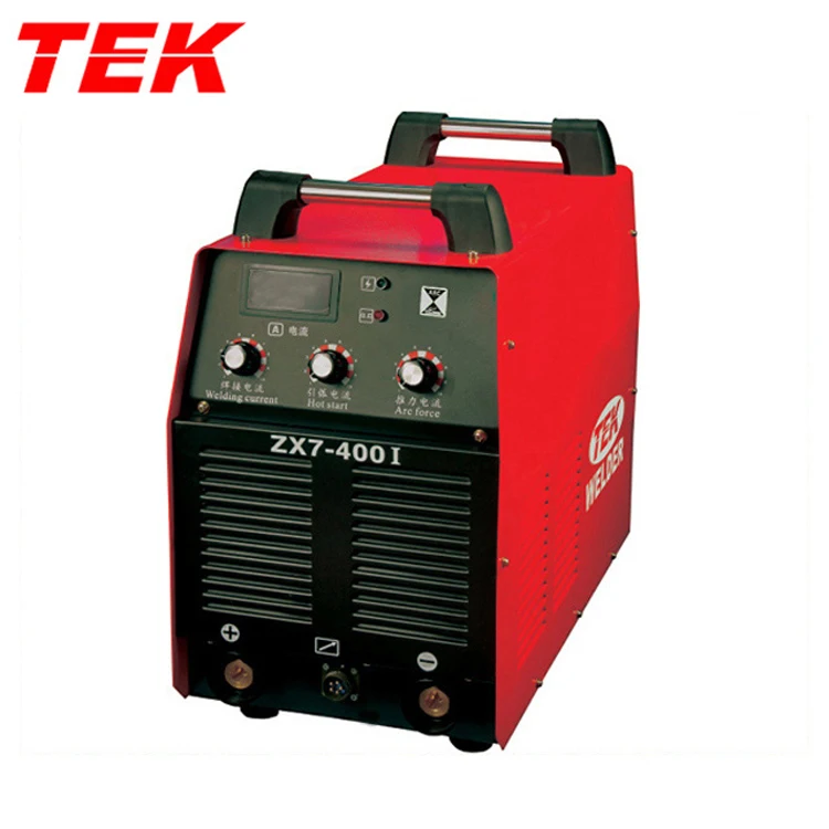 Single IGBT ARC400 MMA400 ZX7400 SMAW400 Electrode Rod Stick Holder Clamp Digital Discrete IGBT Welding Machine OEM