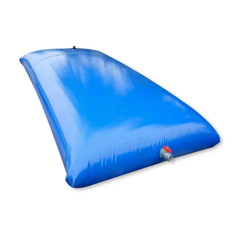Flexible PVC Liquid Storage Bladder 1000L PVC Folding Water Storage Tank Pillow Shape Water Bladder Collapsible Bladder Tank