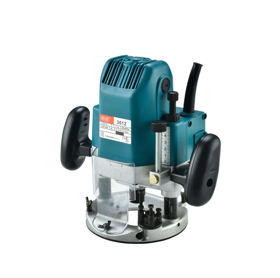 3612 China Electric Power Tools 1600w 12mm High Speed Wood Router