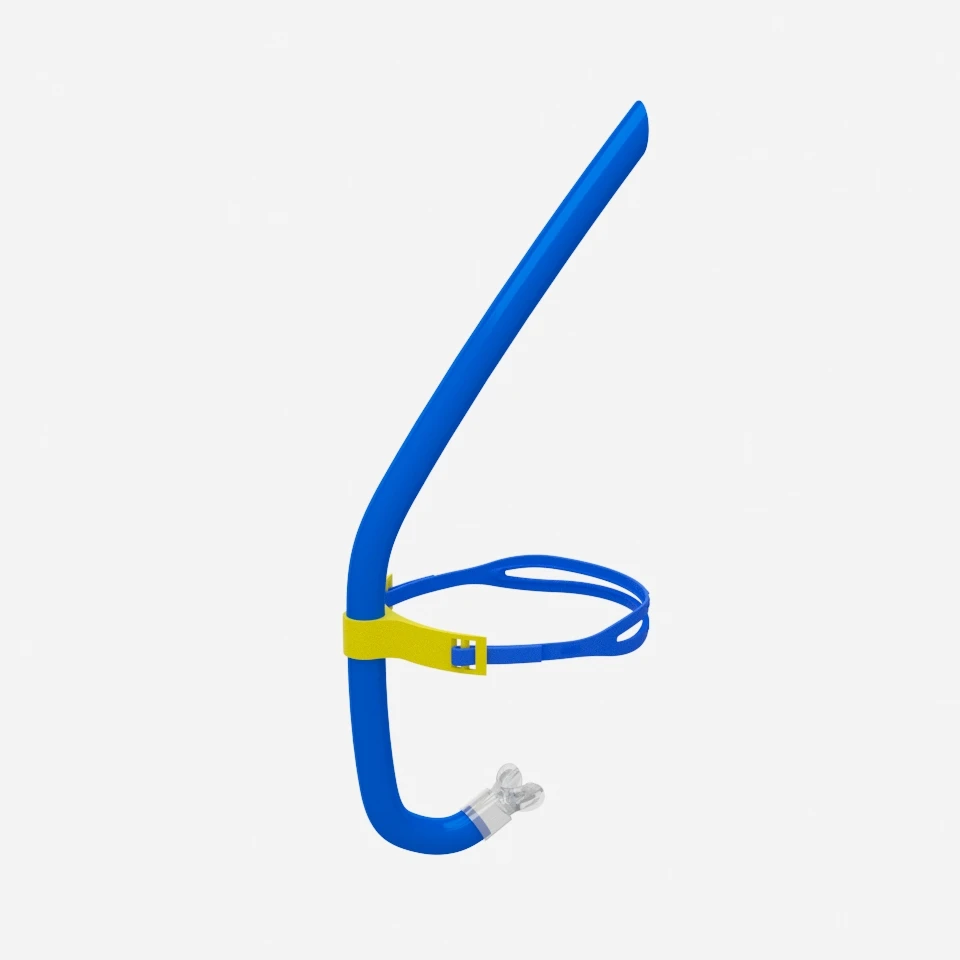 
ZLF Best sale swimming breathing tube multi-color customized logo print PVC silicone swimming training snorkel S002 