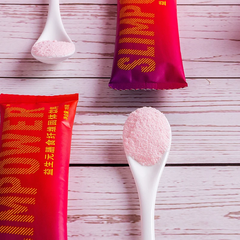 Wholesale Hot Sale Flat Belly Healthy Prebiotic Solid Drink Fruit Flavor Slimming Powder