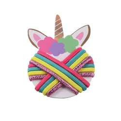 wholesale new style hot selling fashion polyester small hair bands on card for kids hair accessory