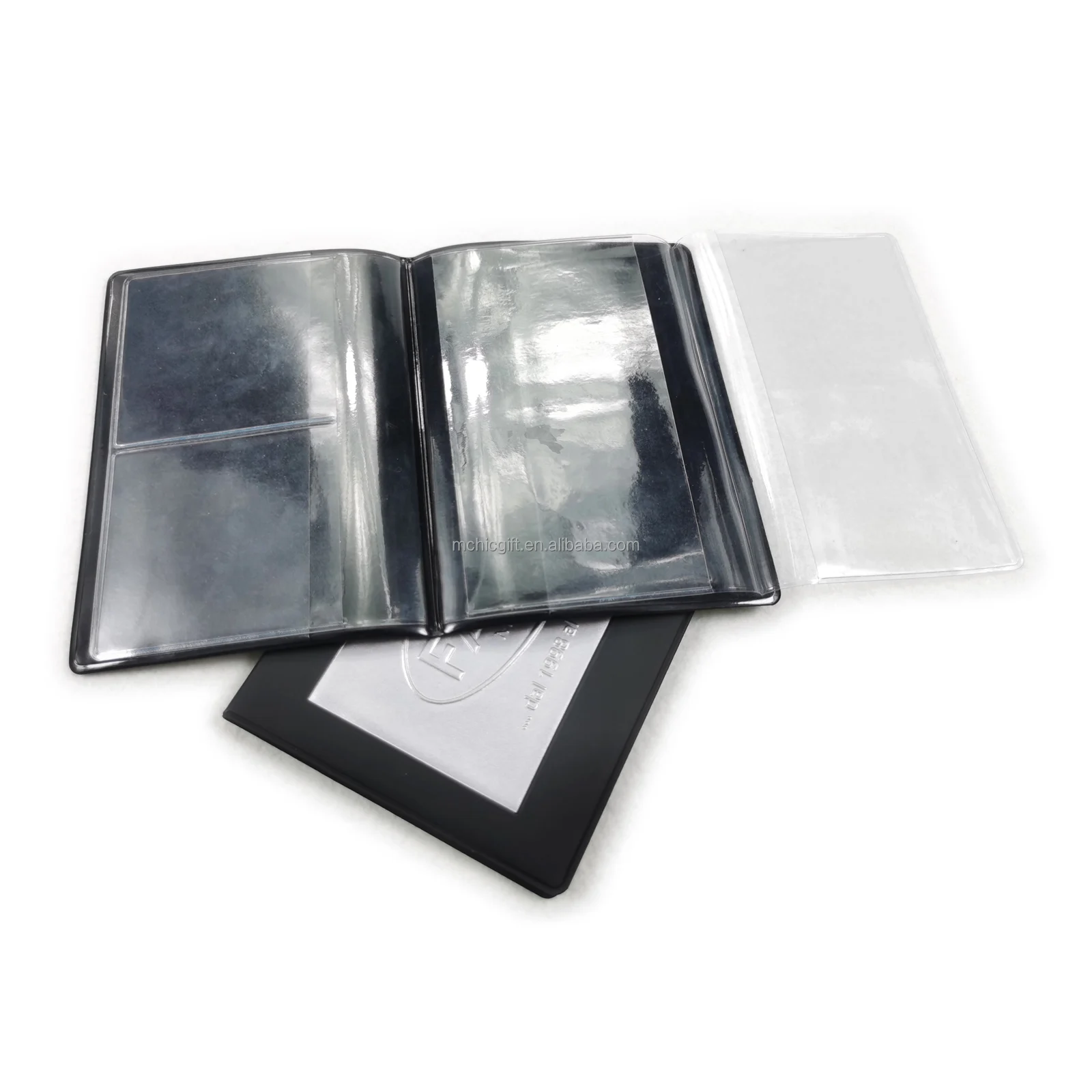 Vinyl Car Document Holder Plastic Driving License Holder PVC Paper Wallet Waterproof Glove Box Organizer Compartment Organizer
