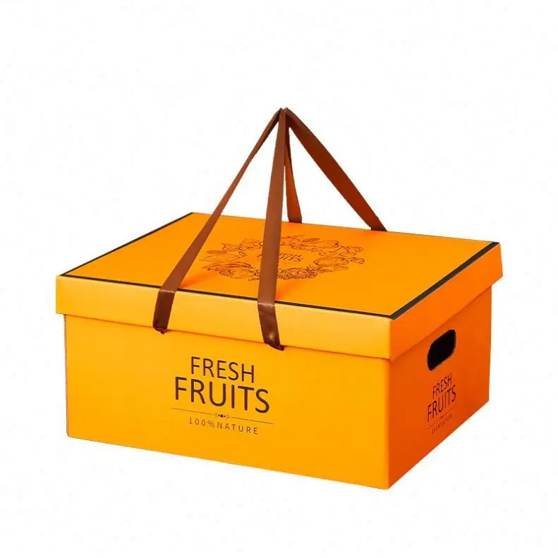 Customized Logo Printed And Size Cardboard Carton Box For Fruit And Vegetable