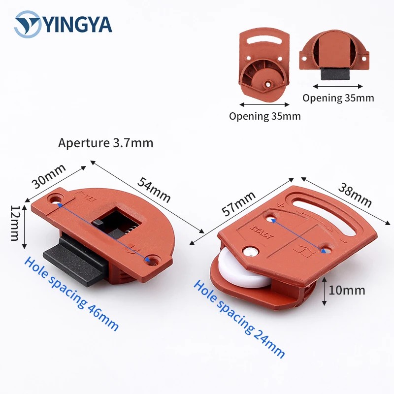 Stainless Steel Old Wardrobe Hardware Pulley Sliding Door Wheel Furniture Slide Track Roller Fittings