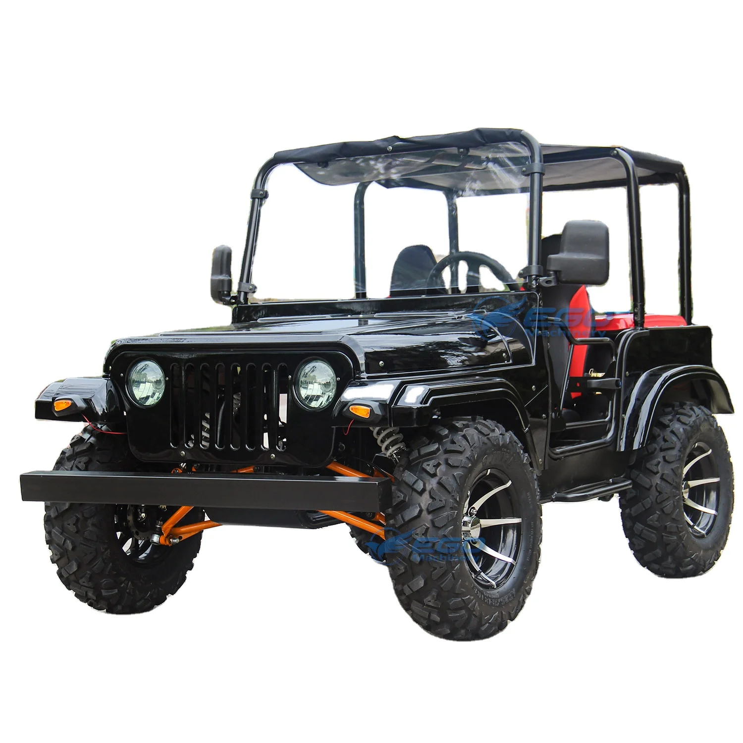 Мини-Джип Willys Elektrikli Quad Atvs на батарейках 2-местный бензиновый 250cc электромобиль
