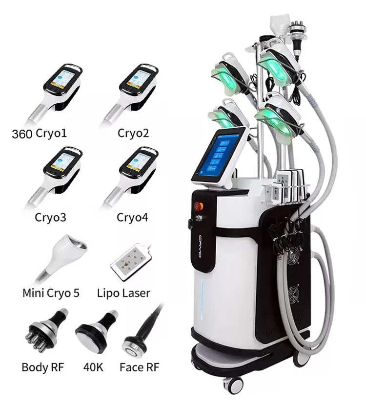 Cryo 4 Handles 360 Fat Freeze Criolipolisis Machine Fat Freezing Cryotherapy Cryolipolysis Slimming Machine