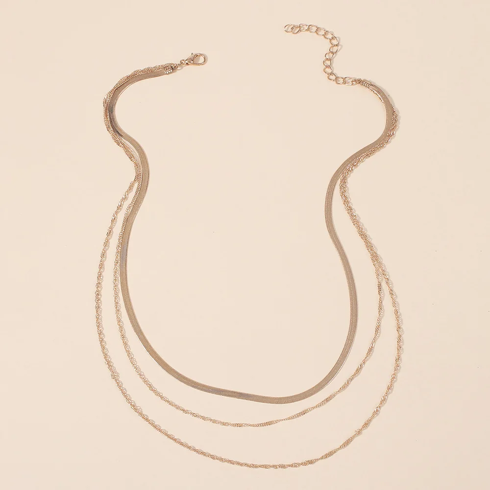 Kingyee Jewelry 2019 popular thin stainless steel womens necklace