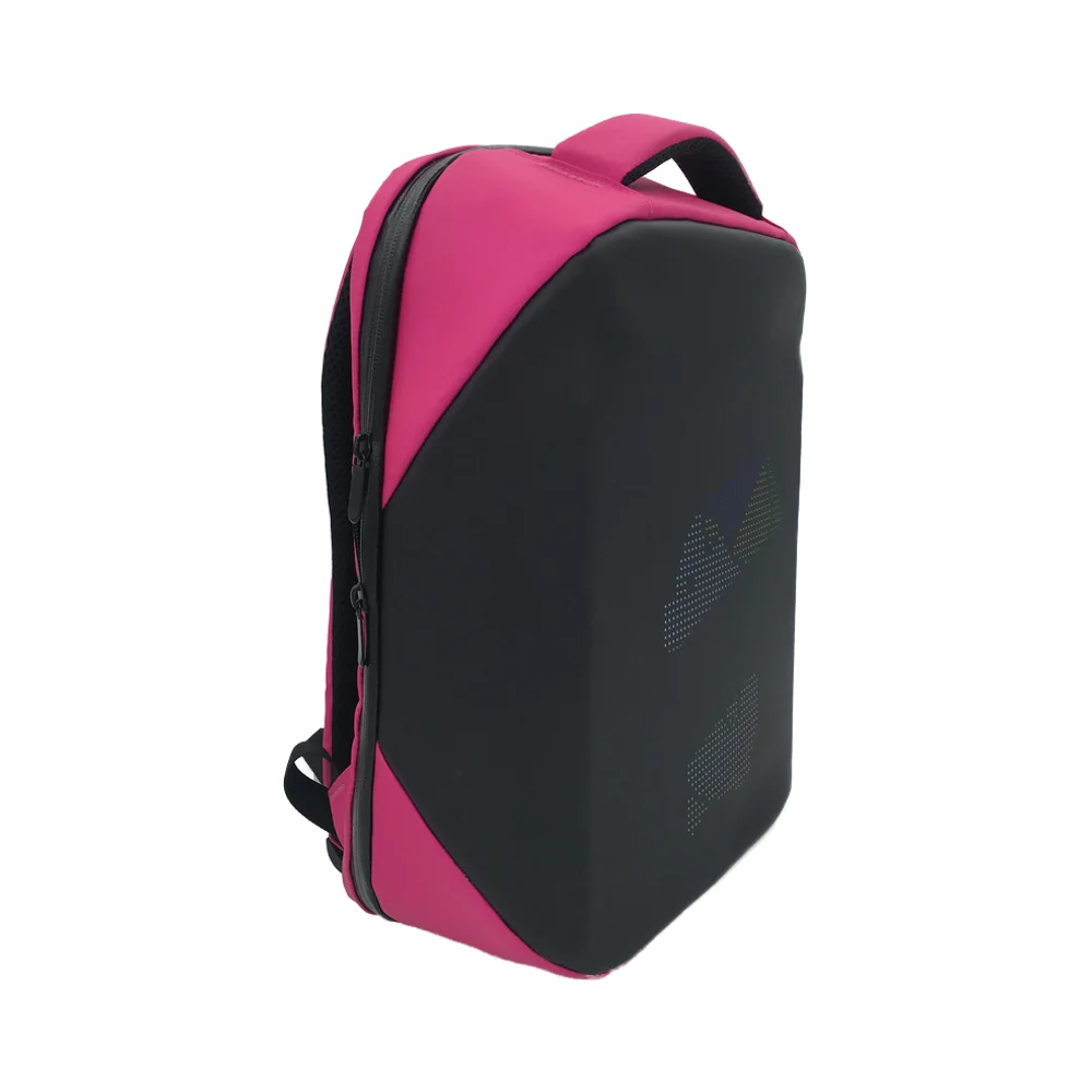 WiFi-Controlled Programming Screen on Outdoor Travel Essential a Stylish backpack with screen.