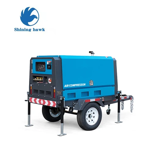 155CBM Mobile air compressor model with diesel engine