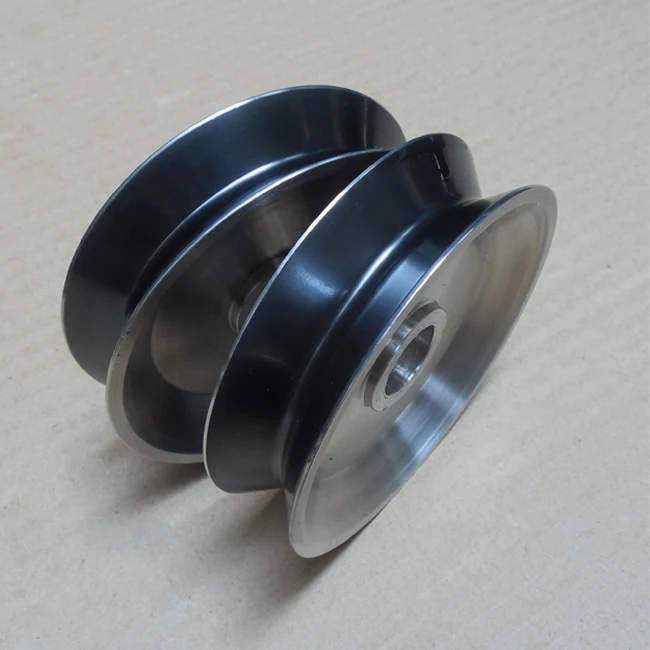 65*17 Hvof Coating Ceramic Small Pulleys With 6201 Bearing
