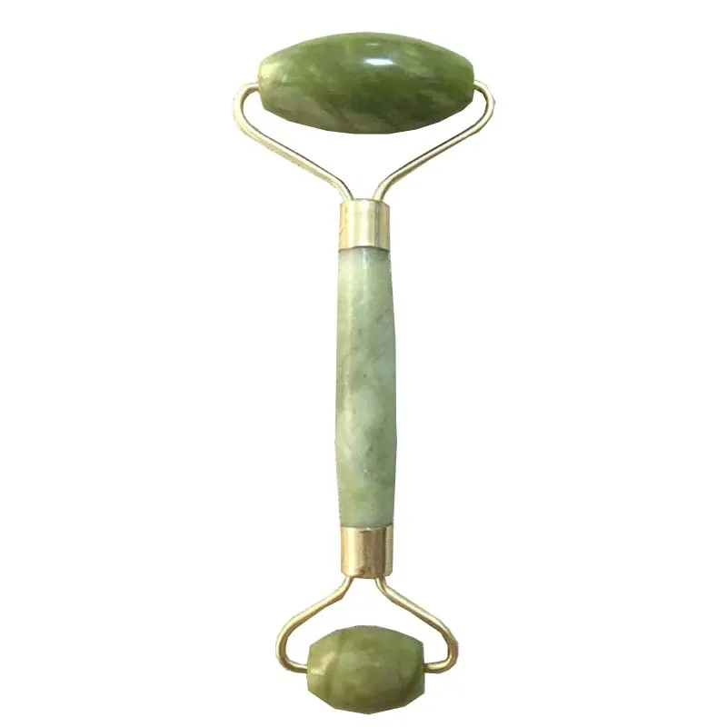 100% Natural Handheld Green Jade Face Massager Tool