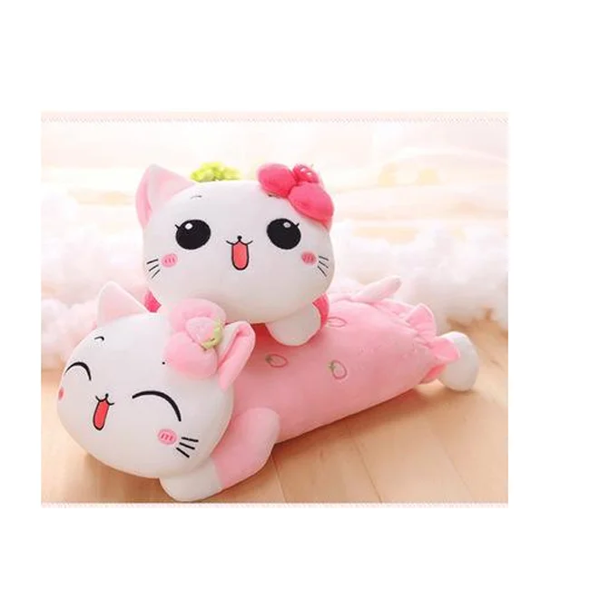 
Popular cute soft stuff plush ice cream hello kitty cat for kids toys gifts 