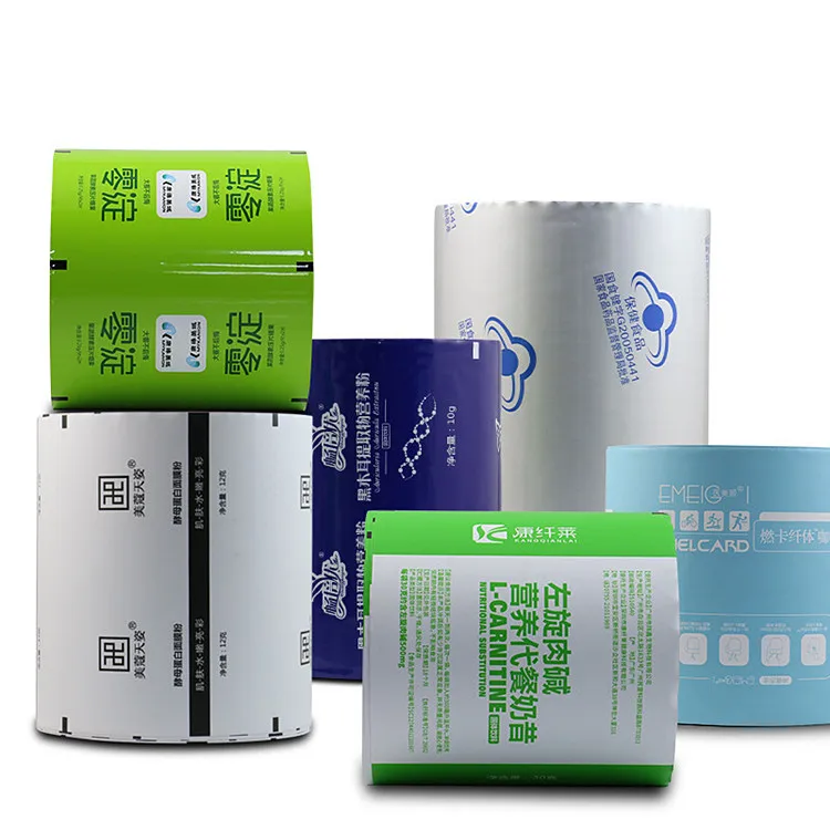 Рулонная пленка из алюминиевой фольги, автоматические упаковочные рулоны для пищевых продуктов, оптом