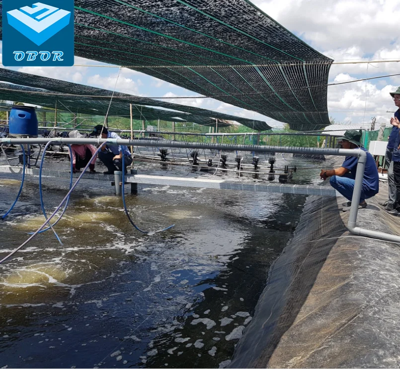 OBOR 0.5mm 0.75mm 1mm 1.5mm  HDPE Geomembrane price for Aquaculture Linings