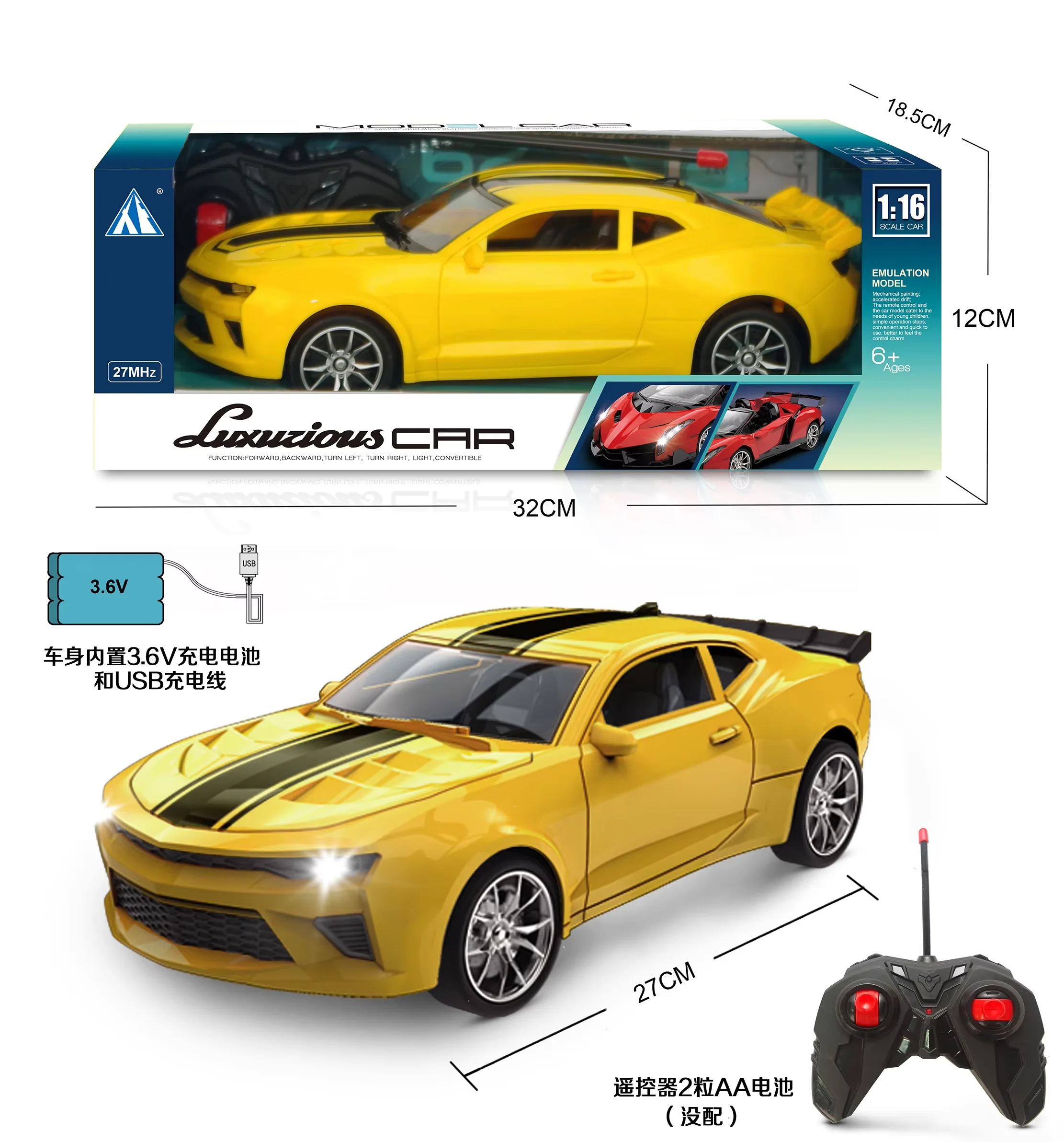 Hot Sale 1:16 r/c Toy Car Cheap Electric 4 Channel Racing Remote Control Car For Boys