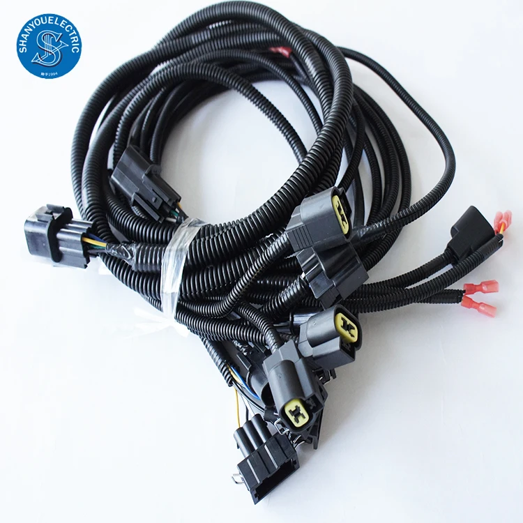 Manufacturer Factory Electric Cable Assembly Wire Loom wiring harness Supplier Kinds of Custom Production All wire assembly