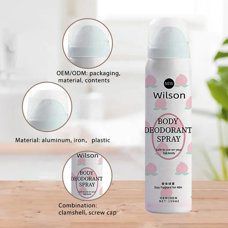 Hot Sale Perfume Spray Hight Quality Body Deodorant antiperspirant  Spray Aerosol factory producer Made in China