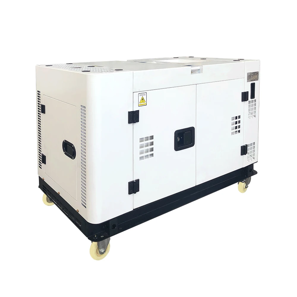 CE air cooled 6kw three phase 50hz 3000rpm 60hz 3600rpm silent portable gas generator home use