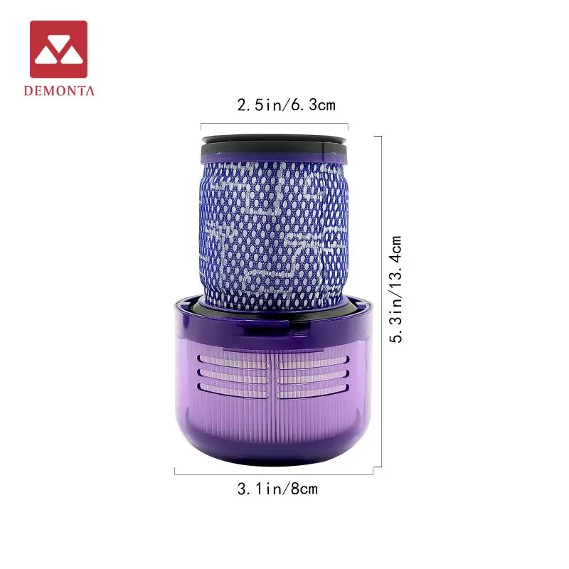 V12 hepa filters replacement parts compatible with Dyson V12 HEPA filters Cordless vacuum cleaner accessories customized