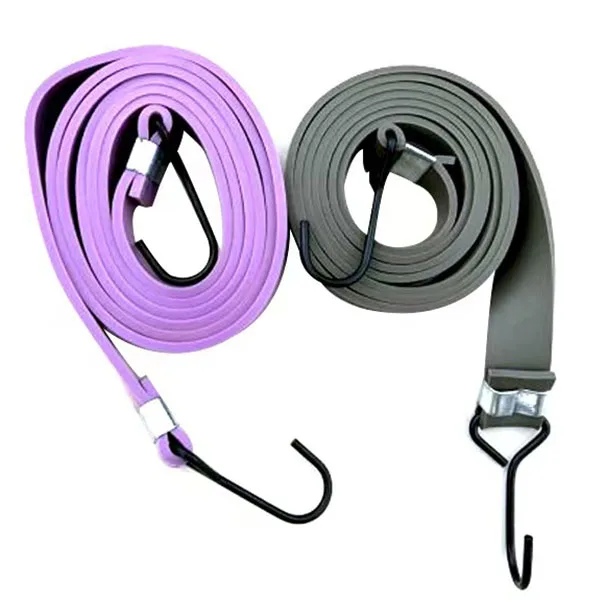 Несколько спецификаций красочный круглый эластичный шнур резиновый багажный Канат с крючком