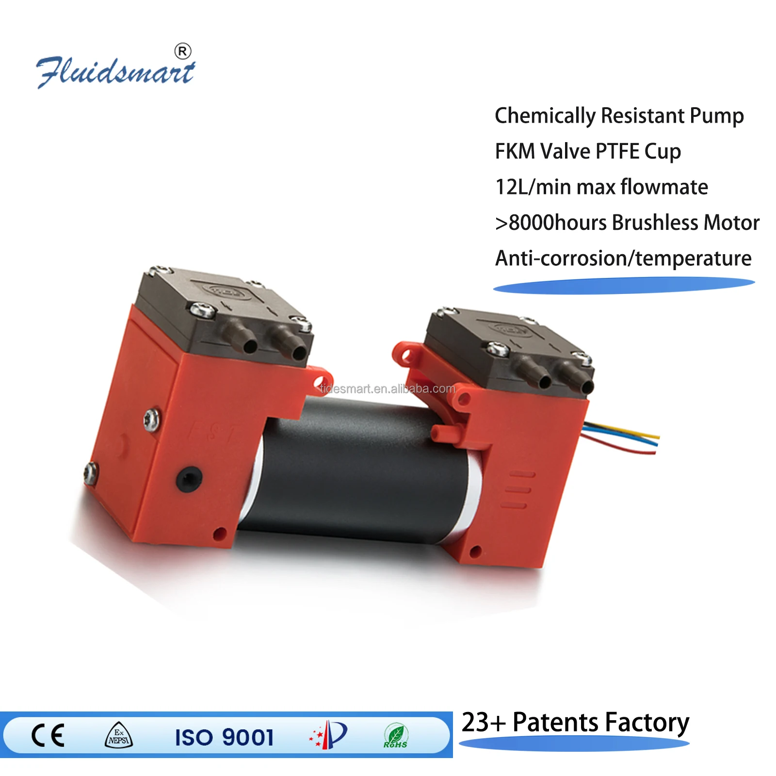 Высококачественные китайские химические насосы ARP4VDB12PV 12 л/мин антикоррозийный алюминиевый насос бесщеточный