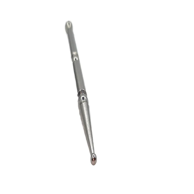 CNC Machined Stainless Steel Guacar Bar Beauty Foot Point Ear Probe Stainless Steel Metal Massage Tool