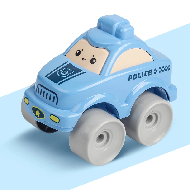 Inertial Engineering Vehicle Pull Back Car Toys Fire Truck Model For Children Kids Boy Gift