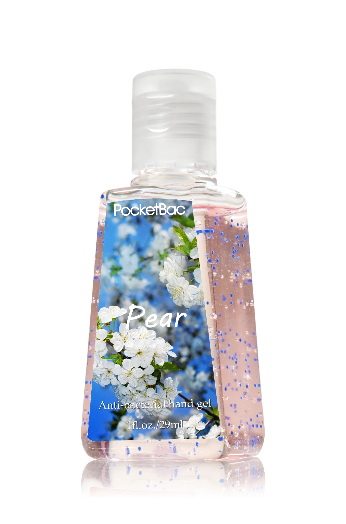 Metal anchor silicone Hand sanitizer pocket bac holder for 1 oz 29ml hand sanitizer anti bacterial hand wash gel