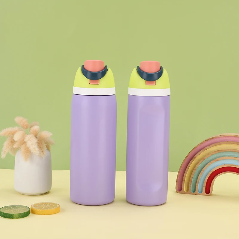 32oz Insulated Stainless Steel Free Sip Water Bottle with Straw for Sports and Travel, BPA-Free, 32oz O Walas Water Bottle