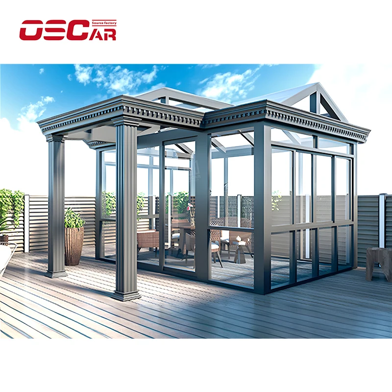 Open-Air Landscape Pavilion by Pavilion Aluminum Art Outdoor Sunshine Room Modern Gazebo or Pergola