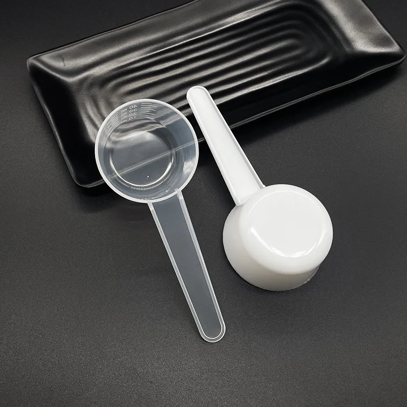 Plastic Measuring Spoons scoops for Powders Granules Pet Food Coffee Scoop 25g 50ml 50cc Long handle