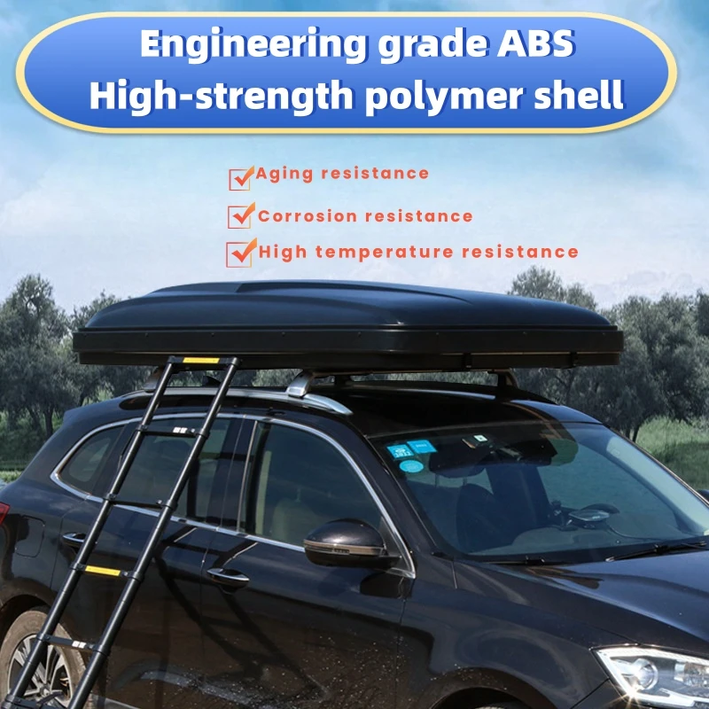 Hot Selling 2-Person ABS Hard Shell Fiberglass Auto Car Roof Top Tent Straight Bracing Type for Outdoor Camping