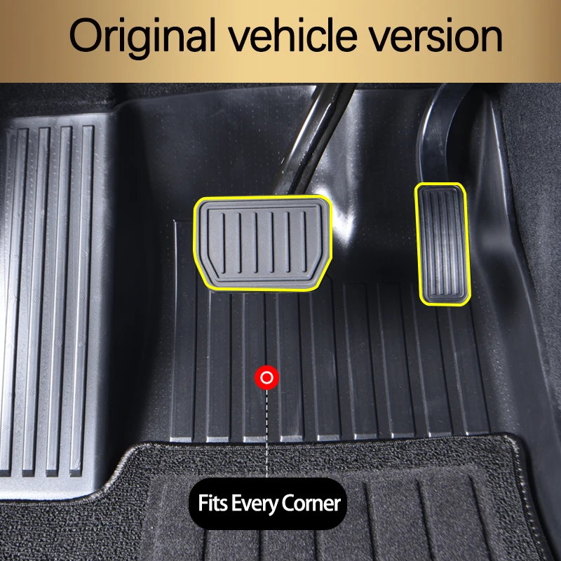 All Weather 3D Car Mats for 2021 Tesla Model Y Customized Car Floor Mat for Model Y Back Seat Cover Mats Accessories