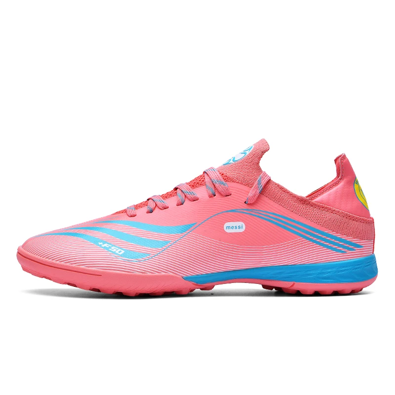 2022 Online Sale Men FG TF Cleats Football Boots TPU Outsole Leather Sport Soccer Shoes