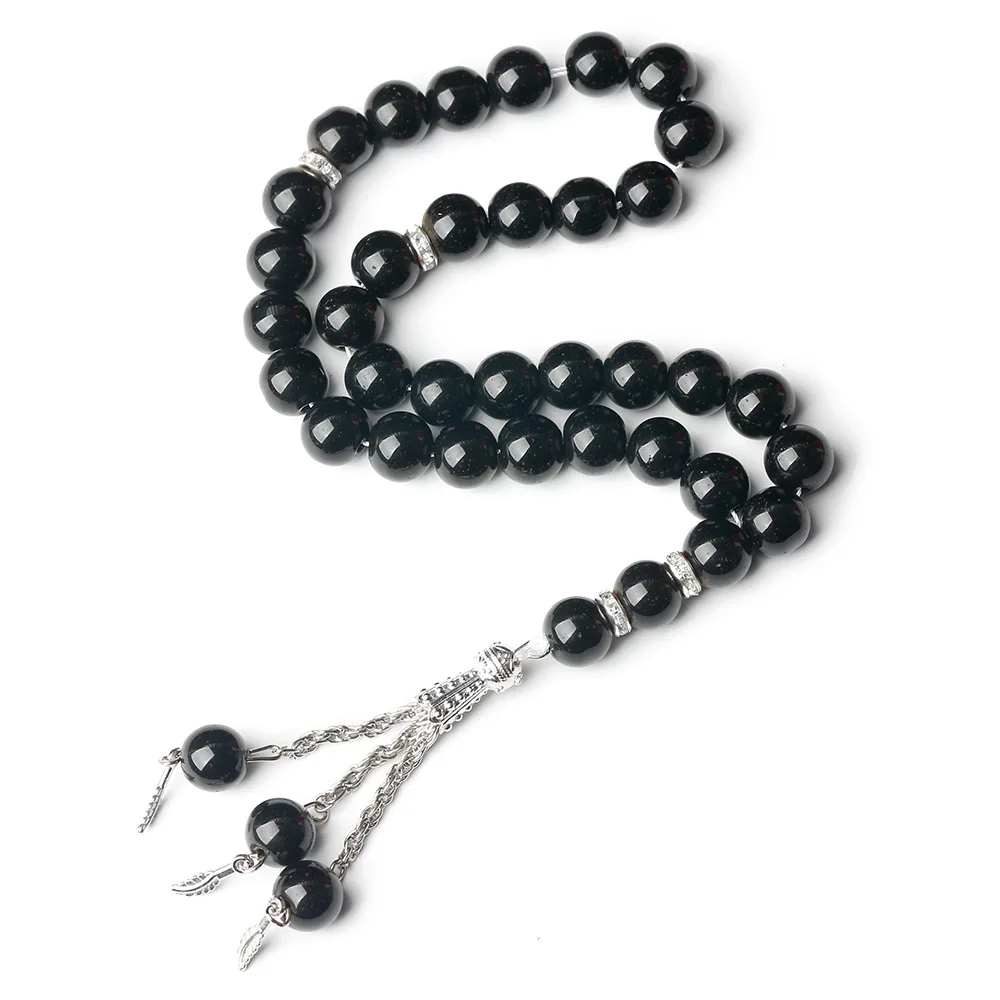 Исламские молитвенные бусины 33 10 мм стеклянный браслет Misbaha tasbih мусульманские аксессуары трендовые украшения