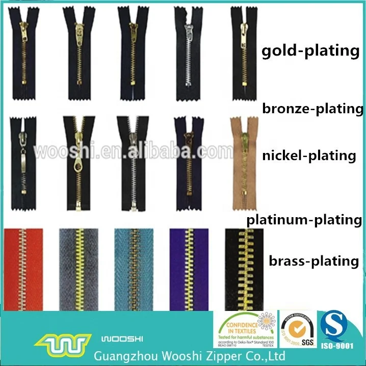 Naturalmsealblueper Closed End One Wa End One Way Zipper for Jeans No.5 Metal Brass 5# Ns Birthday Party Y Tenecklaceer Black
