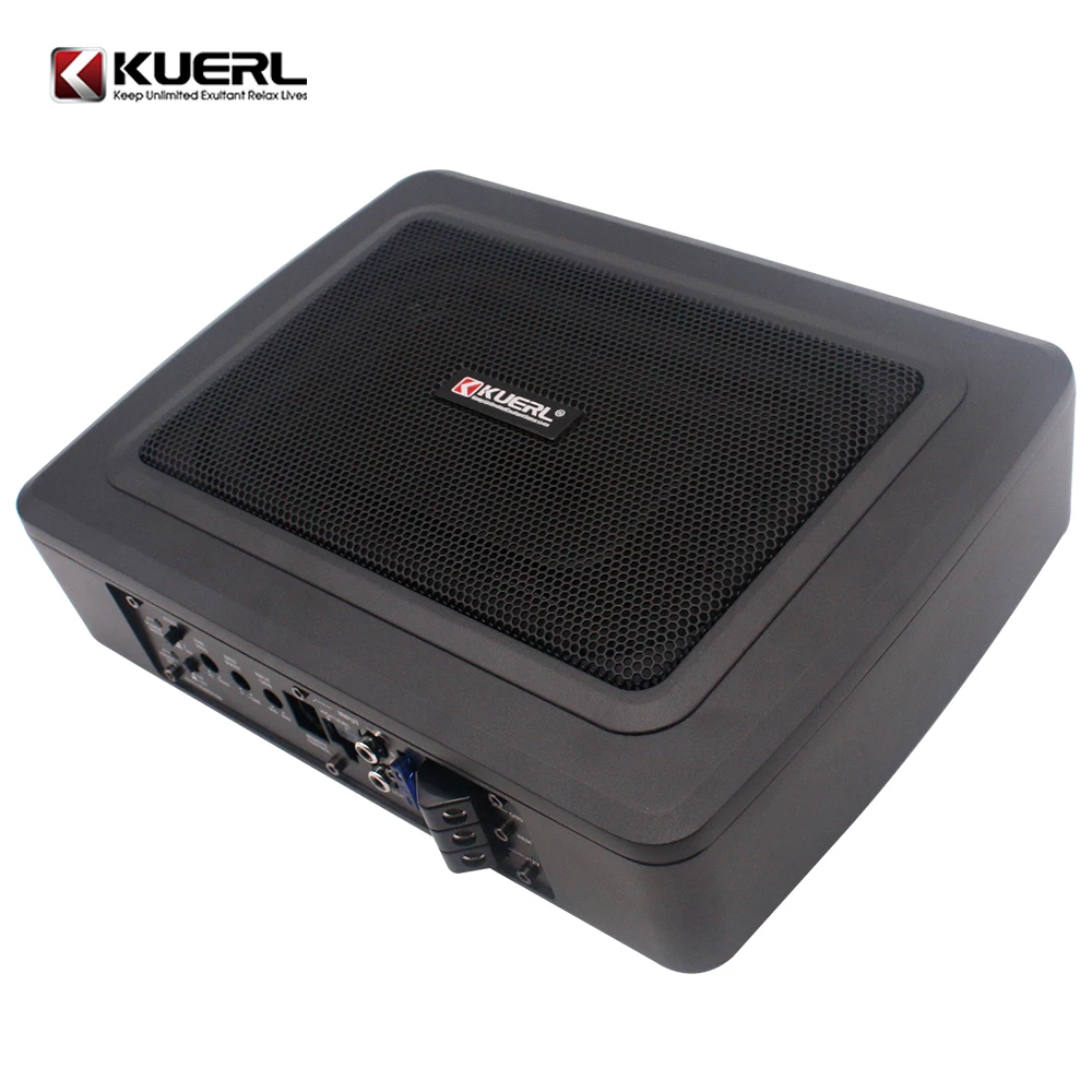 Guangzhou Kuer 6*9 inch multimedia car radio slim woofer speaker subwoofer SPL ative power auto subwoofer