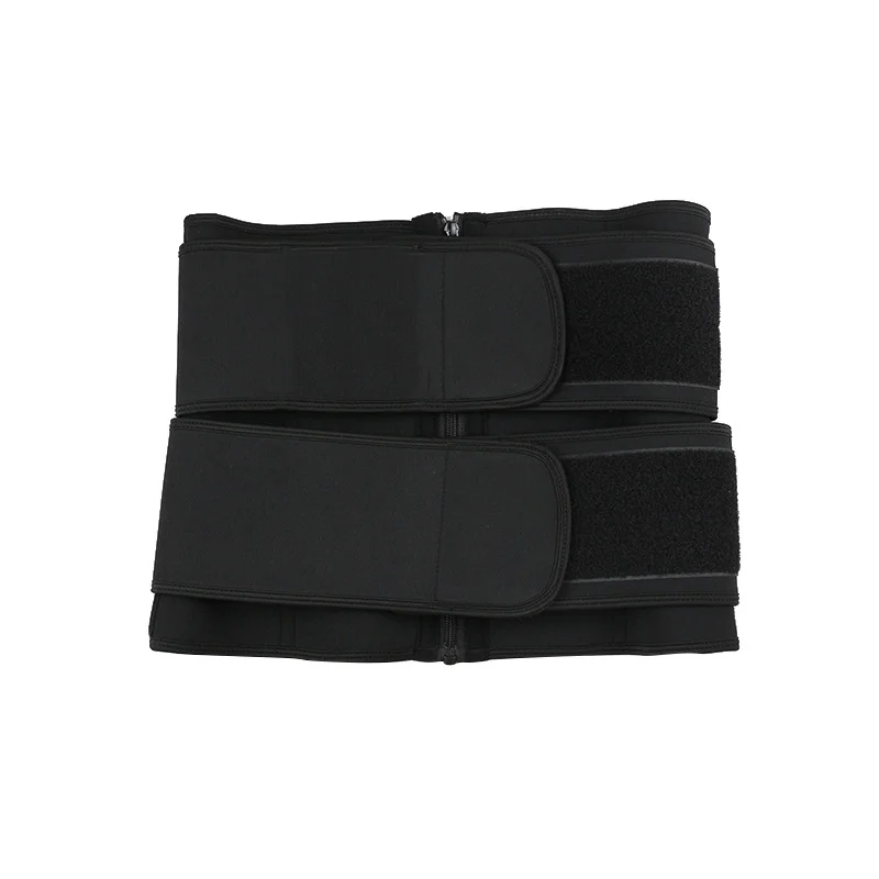 High Quality  Two Strap  Double Belt Slimming Briefs Shaper Belt Neoprene Waist Trainer Women Plus Size Custom Logo