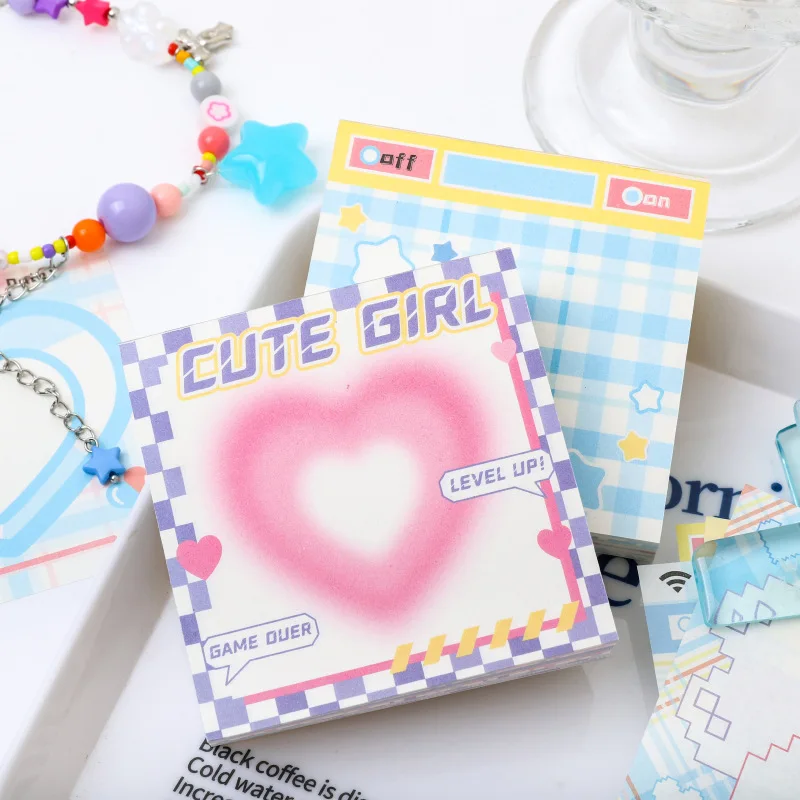 ins sticky note book small fresh message memo timed sticky note paper salty high-value handbook material paper