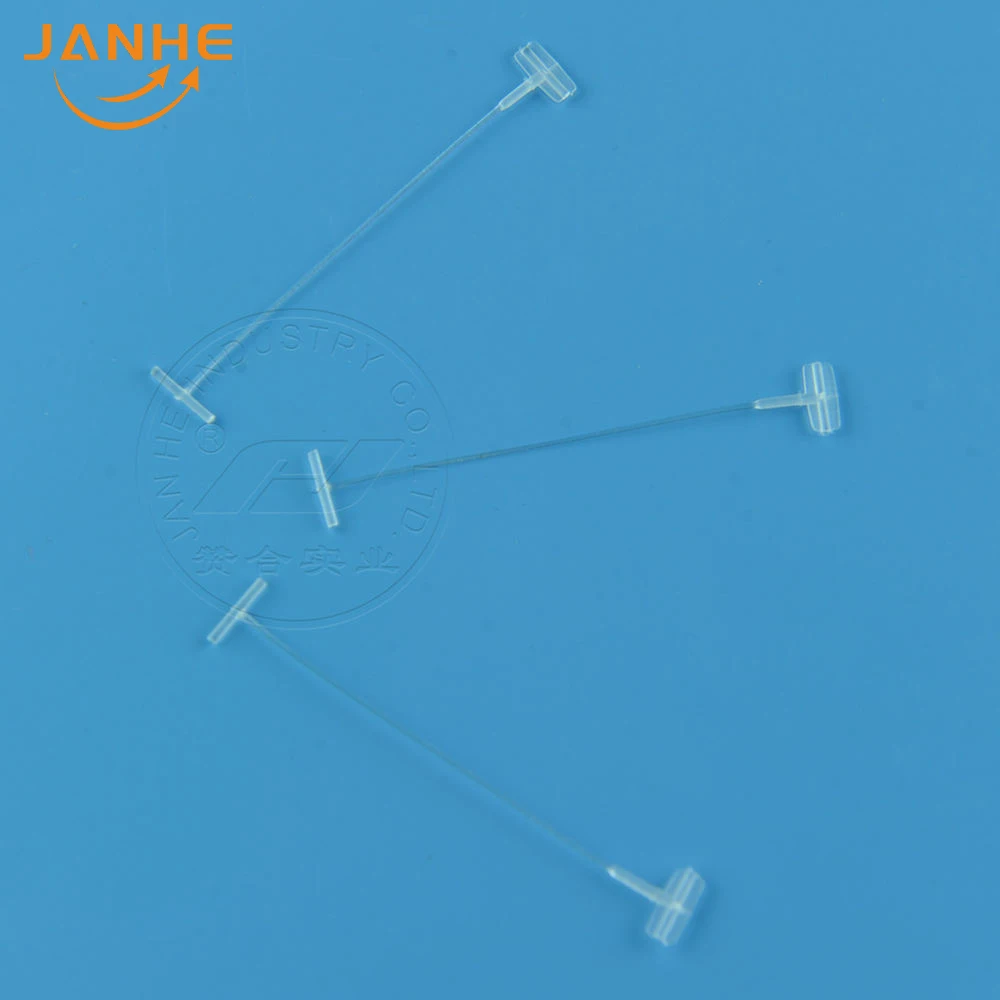 Прозрачный защитный штифт с именной биркой, золотистый, 5-125 мм, нейлоновые штифты