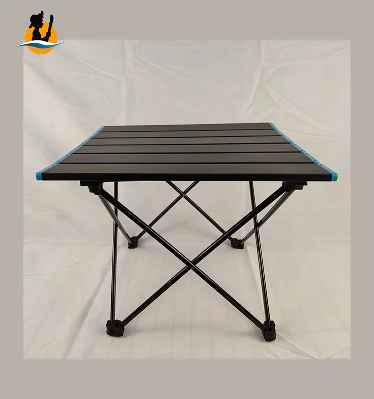 Tomsawyer Portable Aluminum Roll Compact Beach Outdoor folding table Camping for Picnic