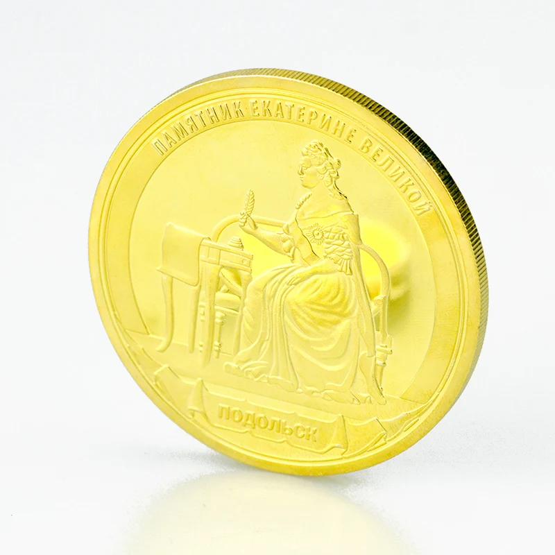 Wholesale Manufacturer Custom Logo Metal Coin Dies For Sale Large Coin Tungsten Gold Plated Coins