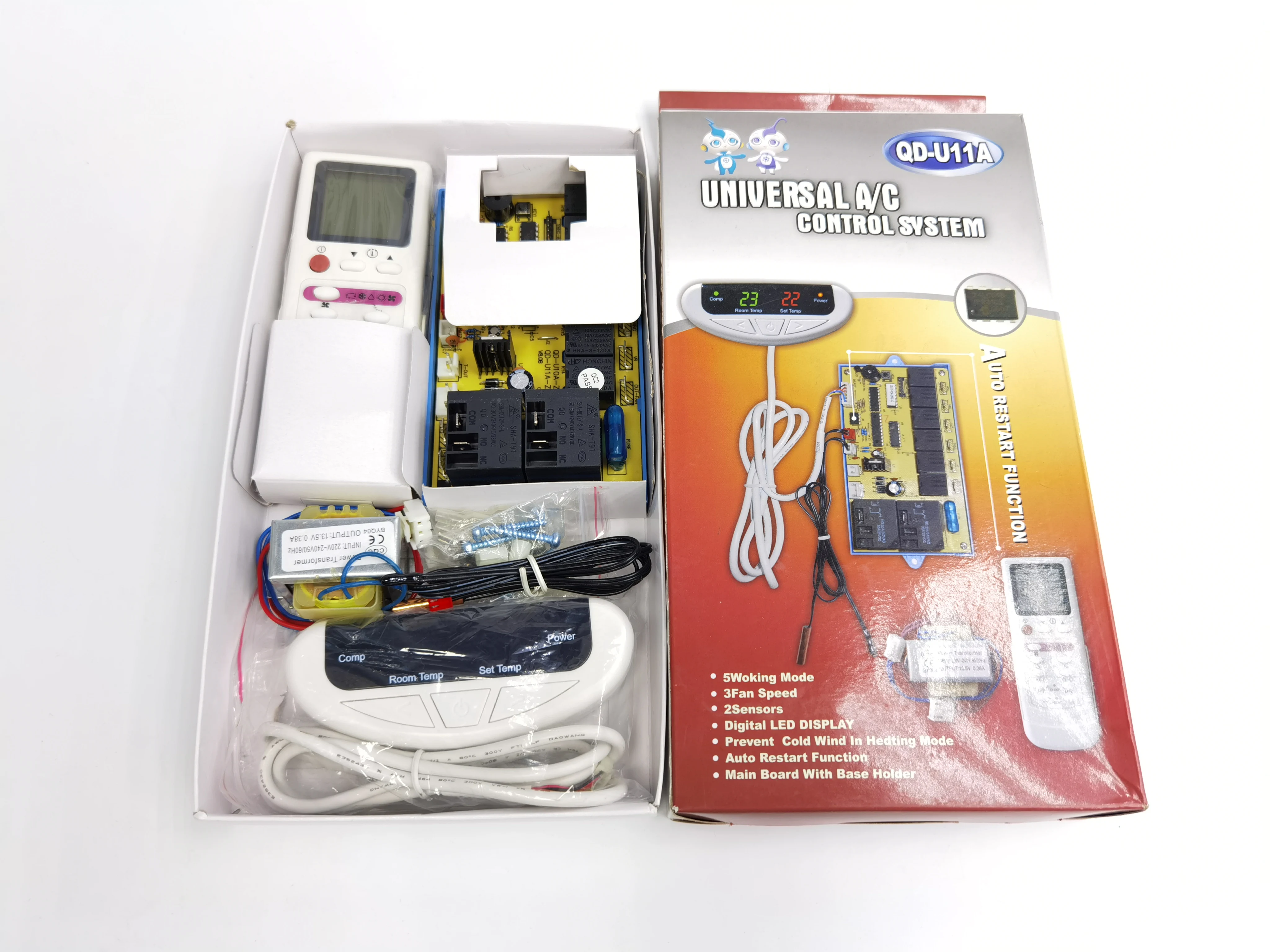 Universal air conditioner control system QD-U08C A/C spare parts