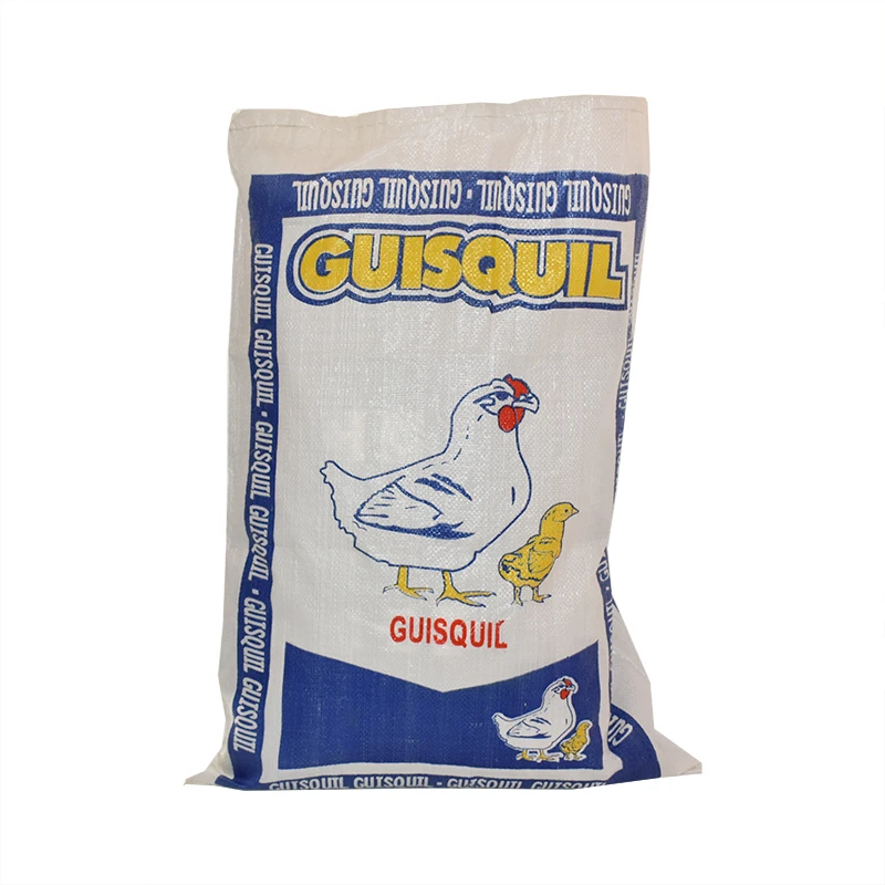 50 Kg Agricultural Bag Bopp Laminated Pp Woven 20kg Animal Cattle Used Feed Packing Bag