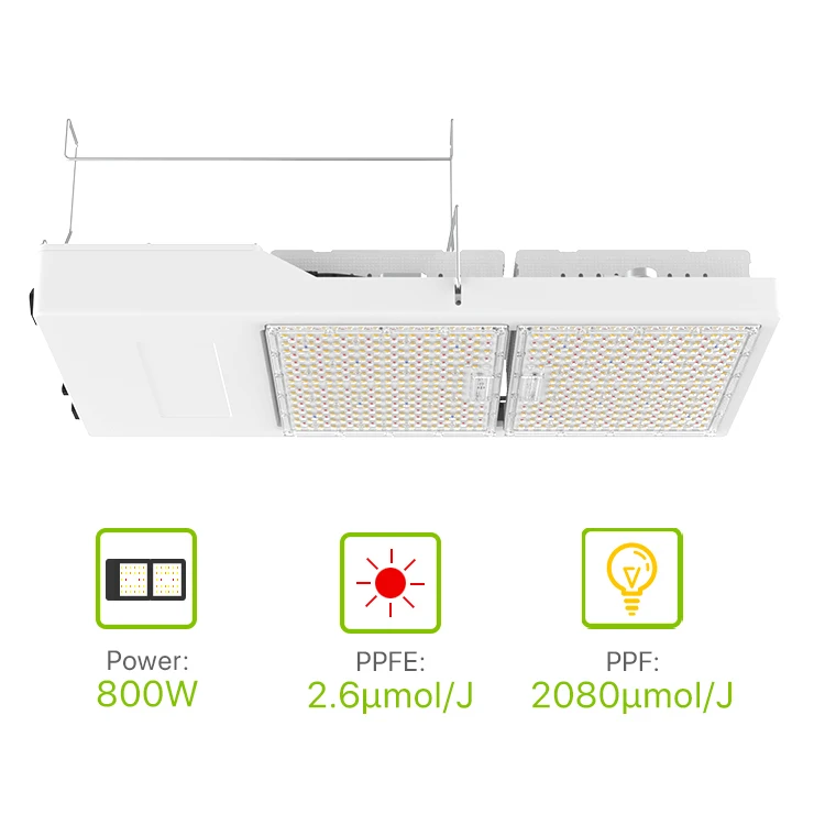 LONGSUN Patented Full Spectrum Led Top Lighting  800W 800Watt with White Color Blue and Red Color Wavelength  Top Bin LED Chips