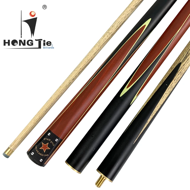 Hongjie billiards 3/4 style snooker cue billiard cue billiard accessores