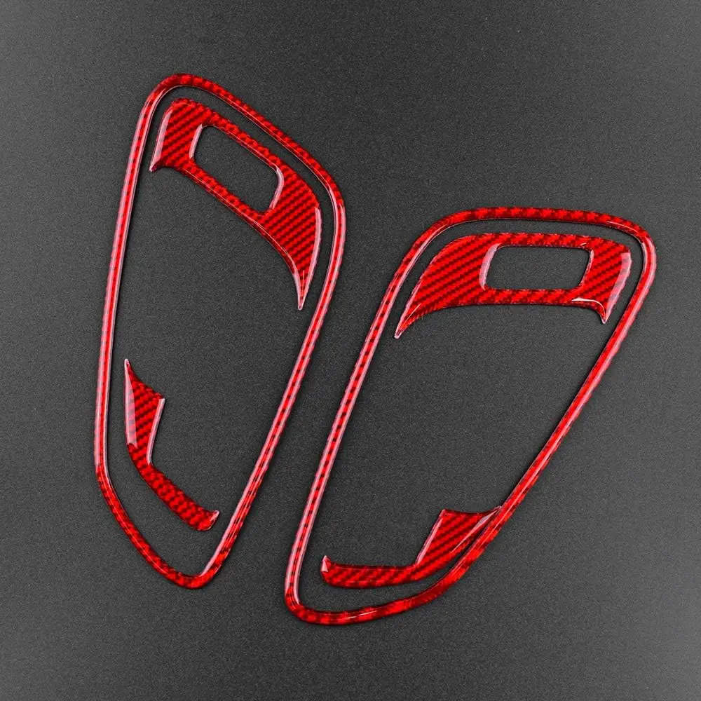 Carbon Fiber Car Door Handle Frame Sticker Interior Trim for Chevrolet Colorado GMC Canyon 2015-2020 New creative modification
