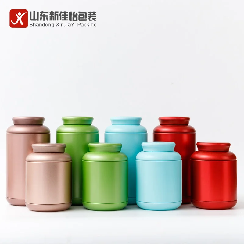 Metal Tin Container Manufacturer Double-deck Lid Tinplate Candle Tin Box Round Tin Box