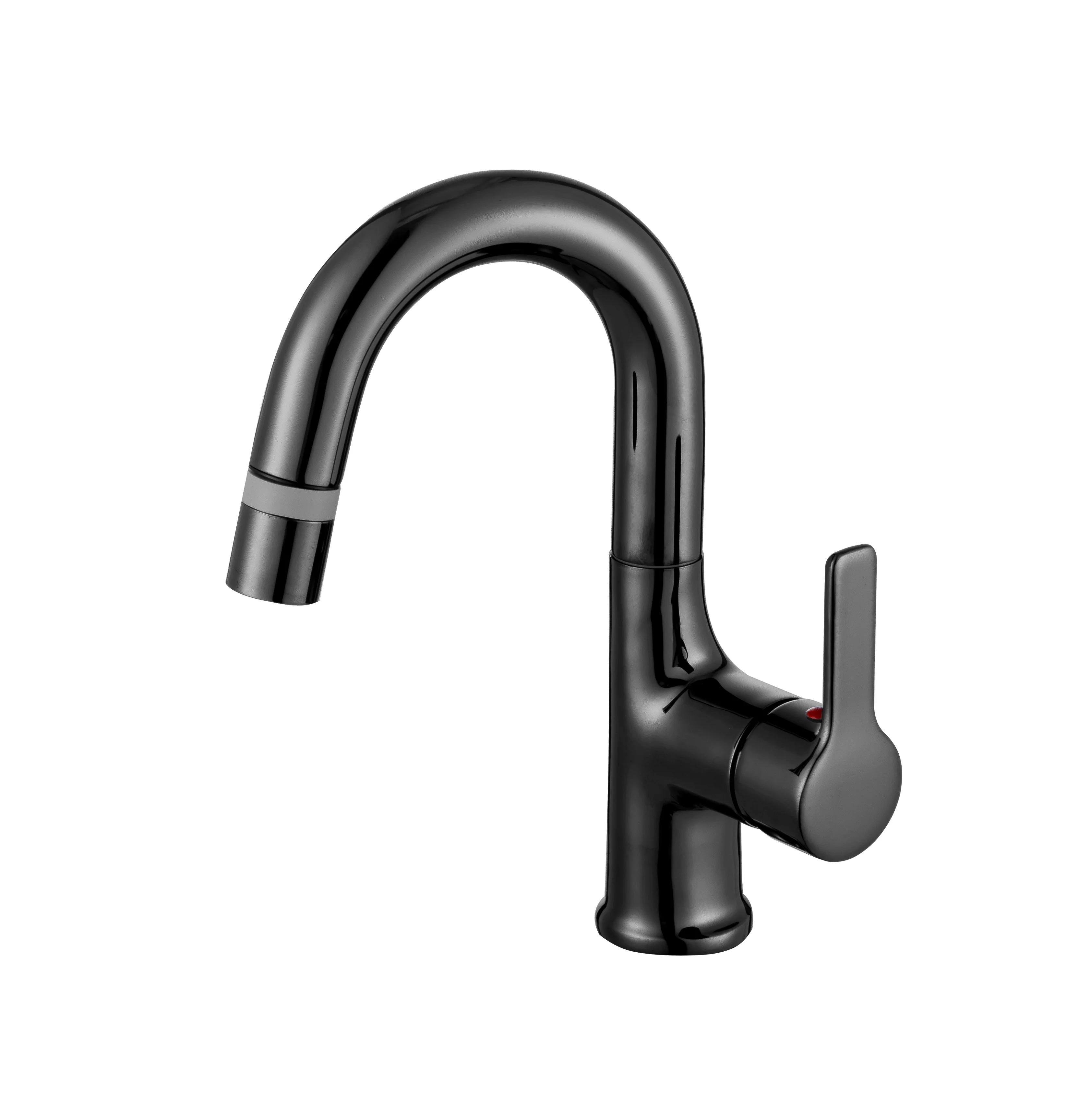 New 2021 Modern Pull out kitchen faucet brass kitchen fountain with shower head kitchen
